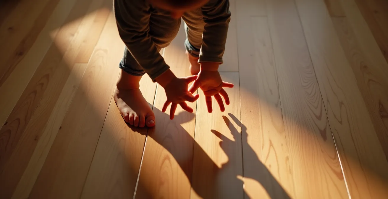 Enfant pratiquant des percussions corporelles pour développer sa coordination rythmique