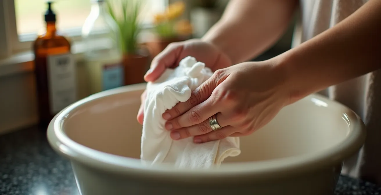 Vêtements de bébé impeccables après détachage naturel